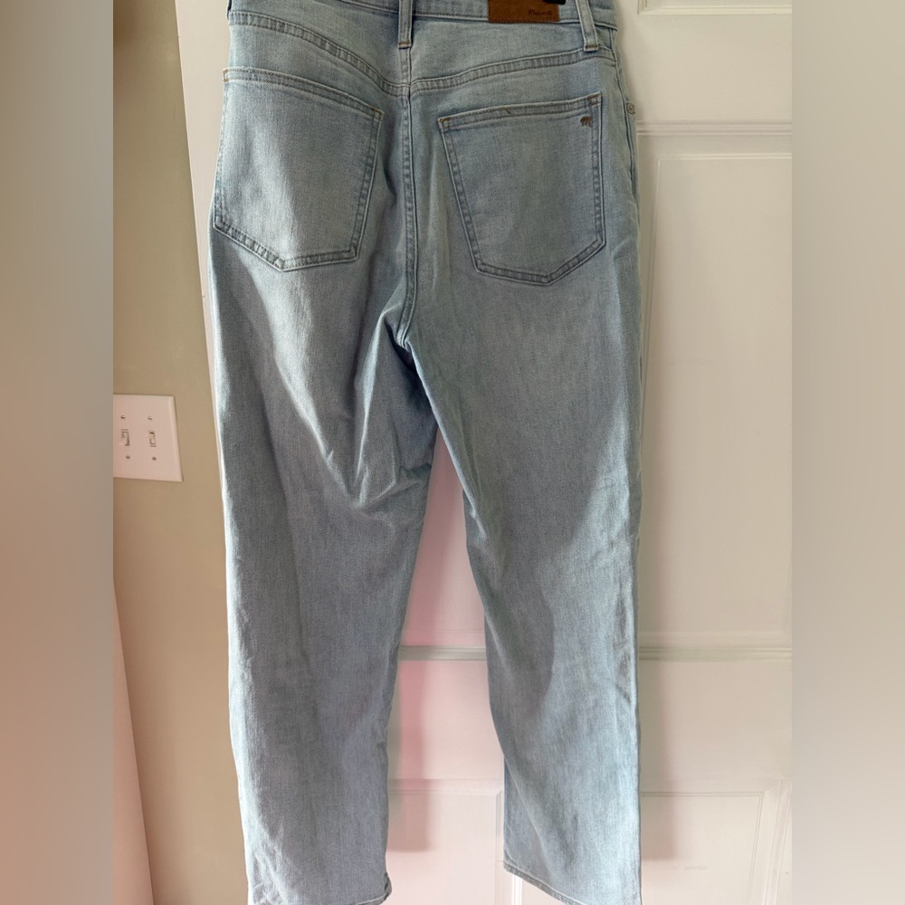 Madewell Women's Light Blue Perfect Vintage Straight Leg Jeans - Picture 2 of 3